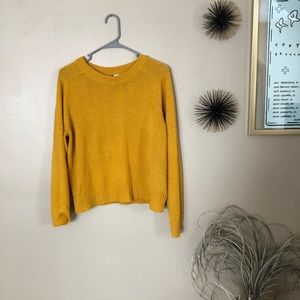Yellow sweater
